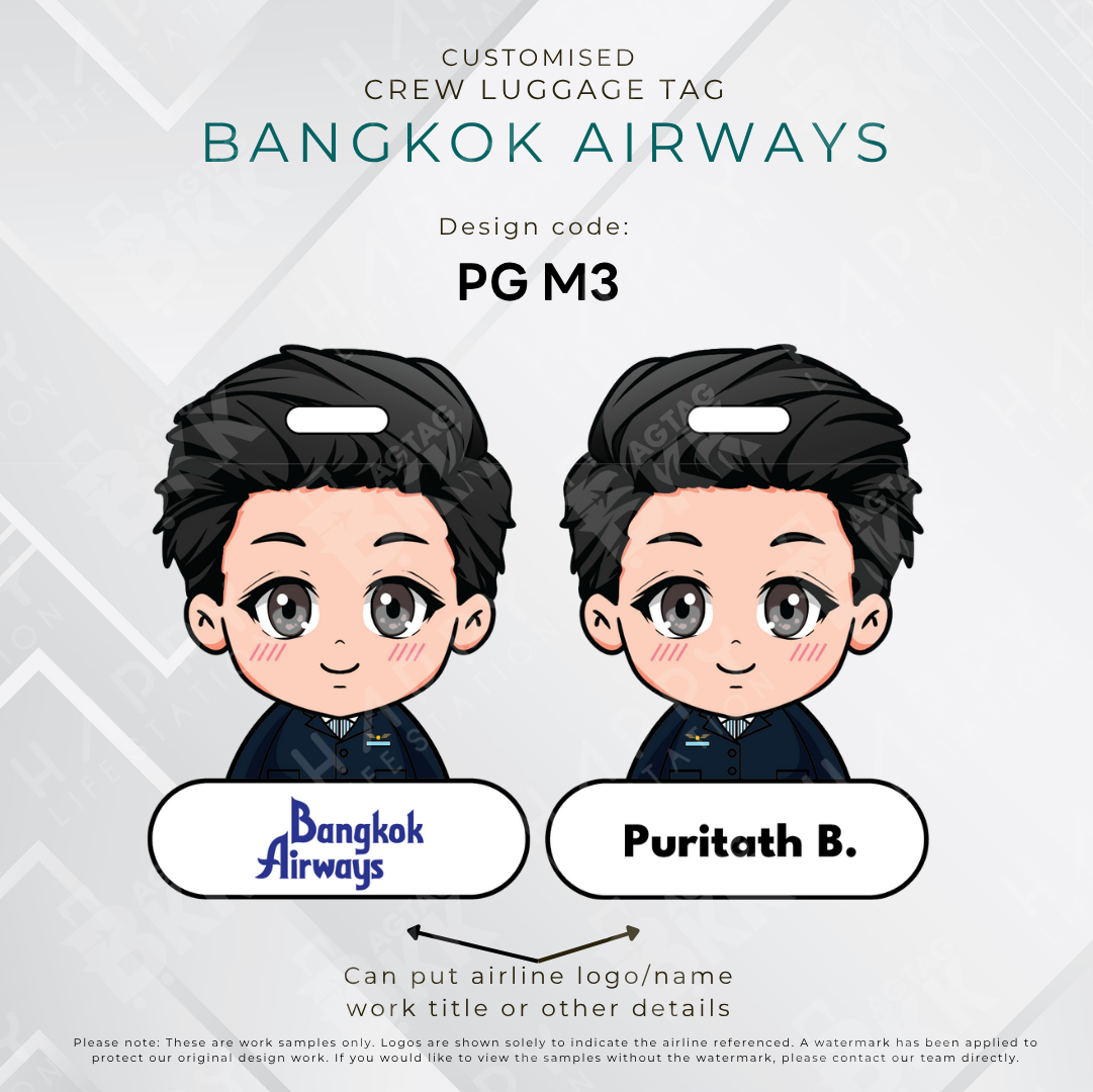 Bangkok Airways Crew - Anime Version