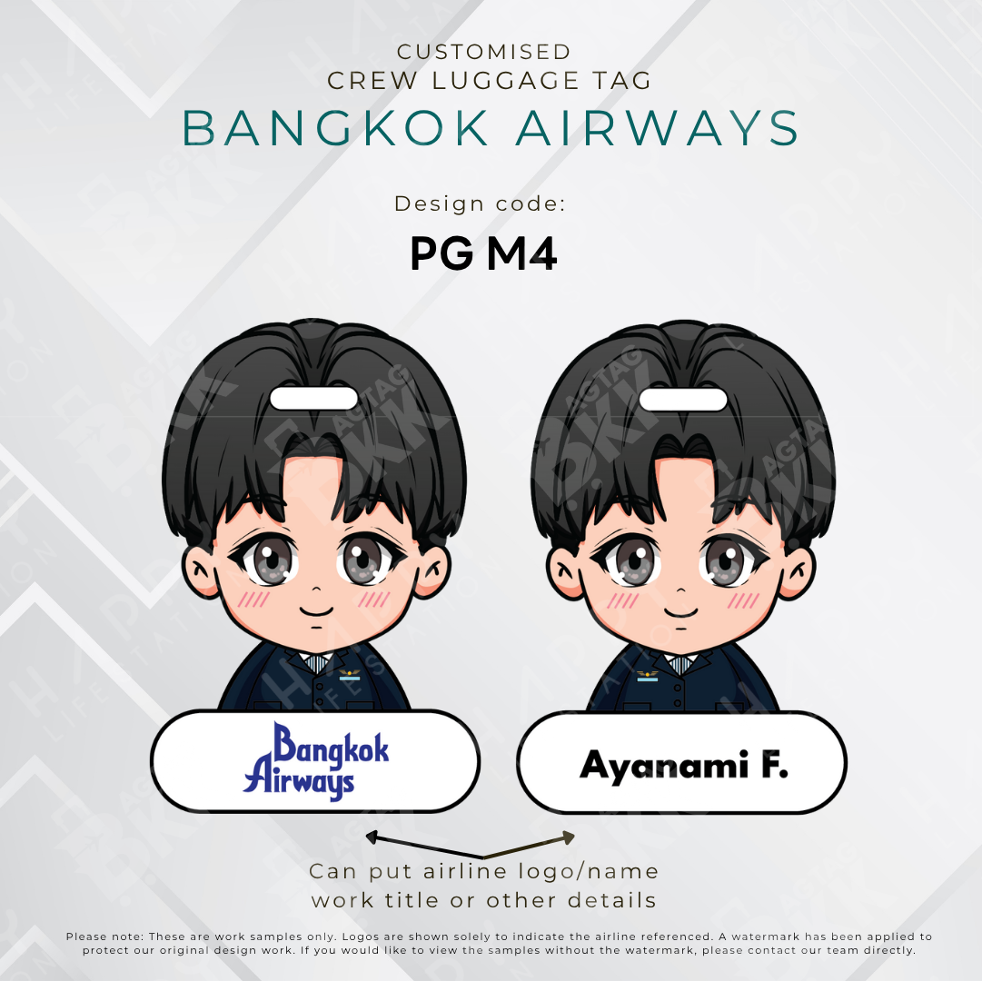 Bangkok Airways Crew - Anime Version