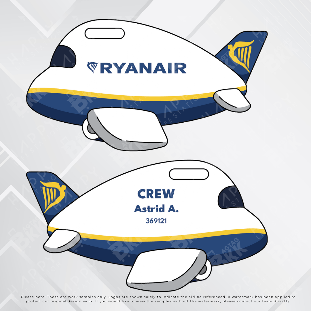 Airplane Tag - Europe Airliners