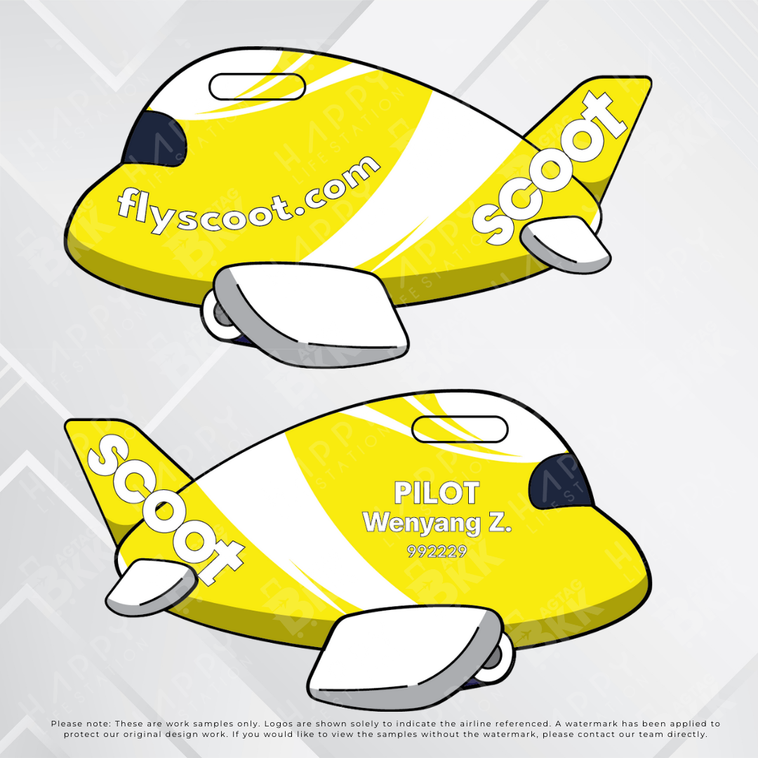 Airplane tag - Malaysia, Singapore