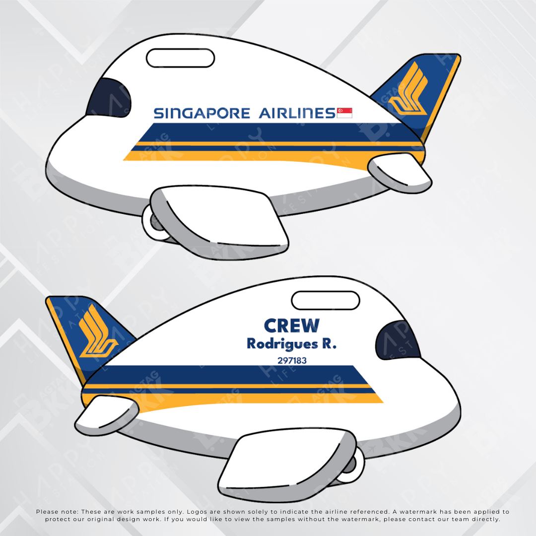 Airplane tag - Malaysia, Singapore