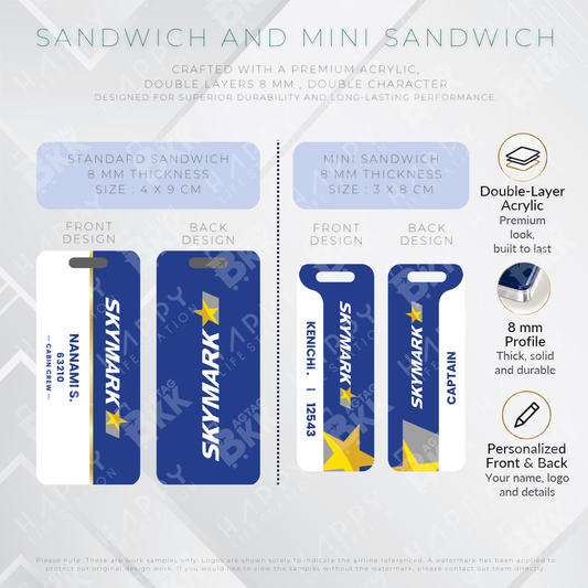 Skymark Airlines - Sandwich Tag