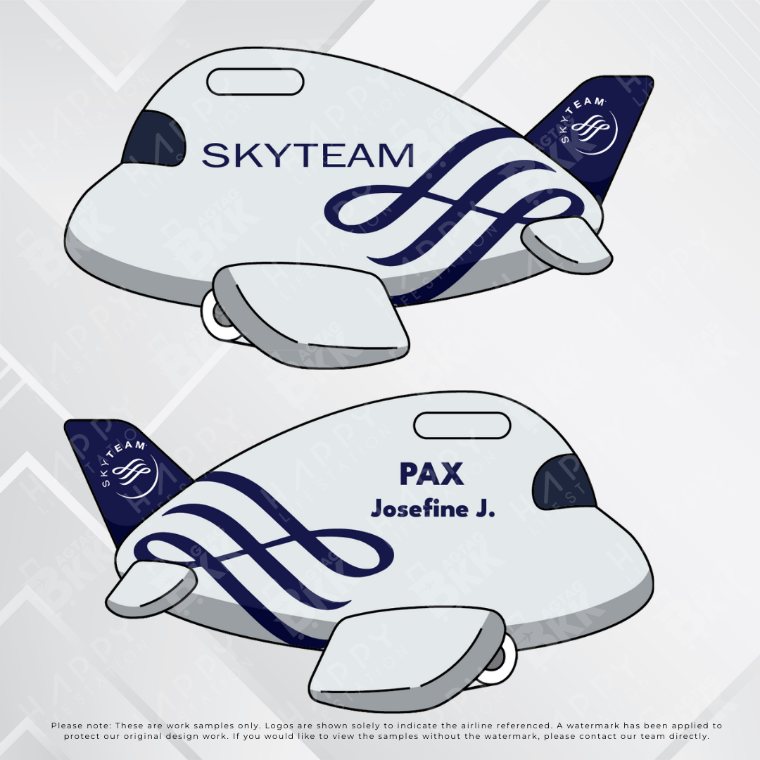 Airplane tag - Russia