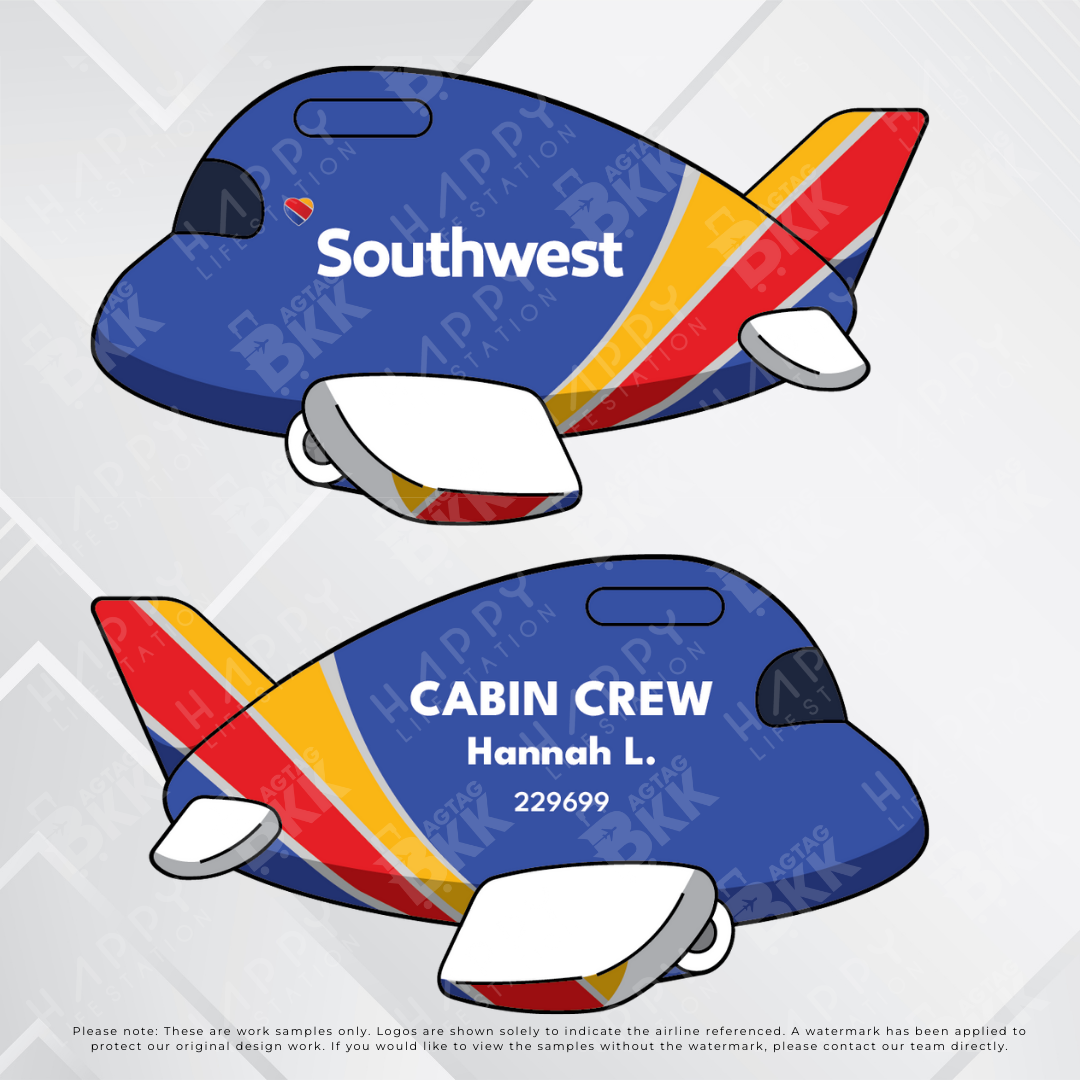 Airplane Tag - North America Airliners