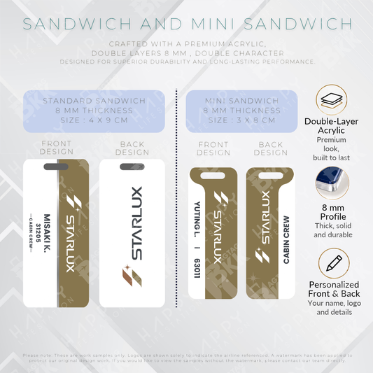 Starlux Airlines - Sandwich Tag