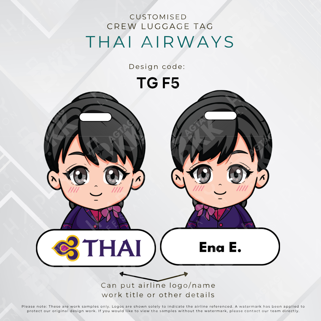 Thai Airways Crew - Anime Version
