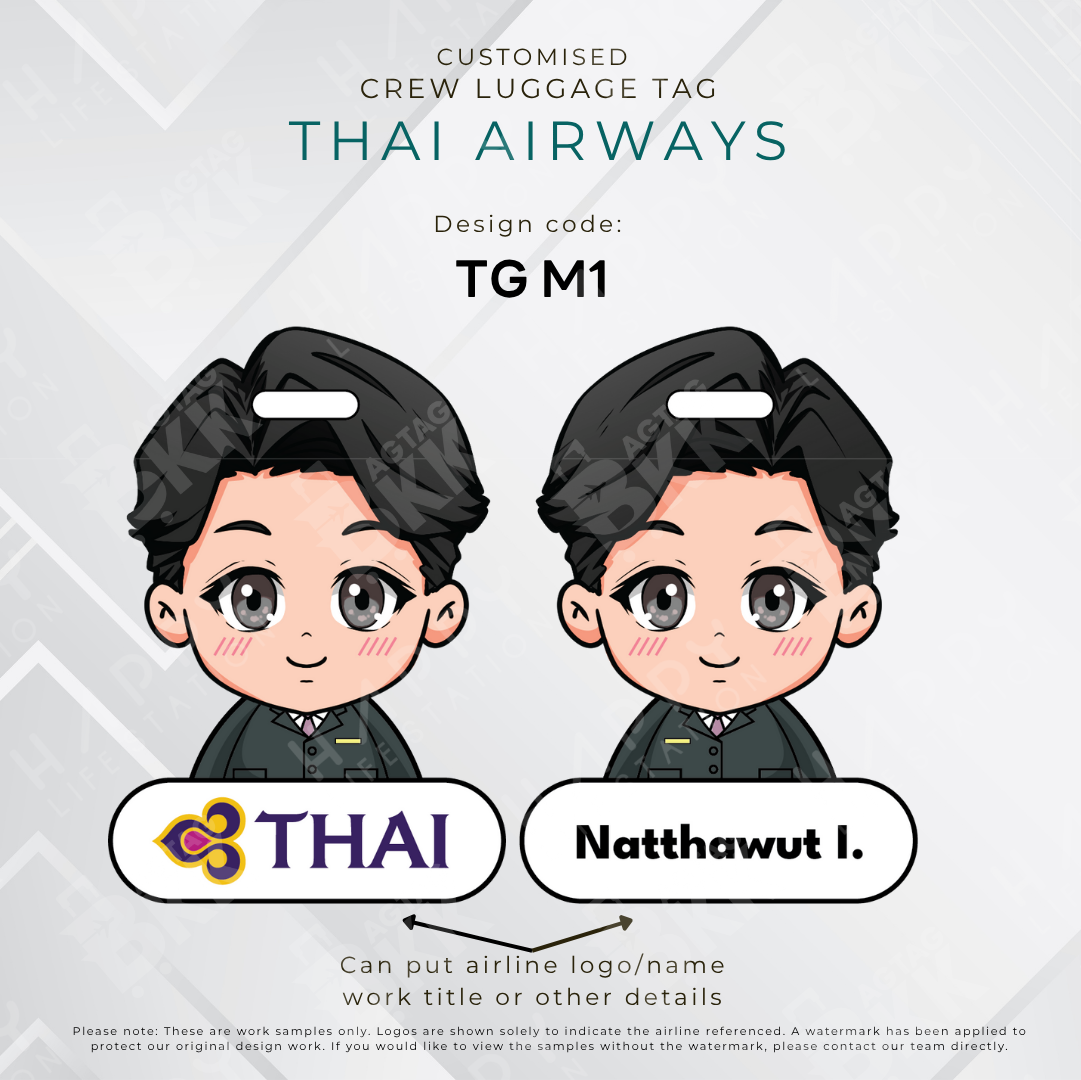 Thai Airways Crew - Anime Version