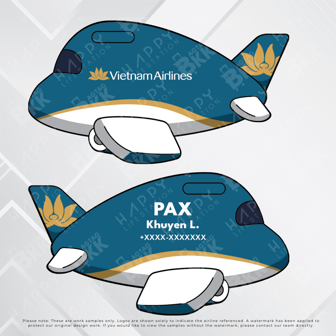 Airplane tag - Other Asian + Oceania Countries