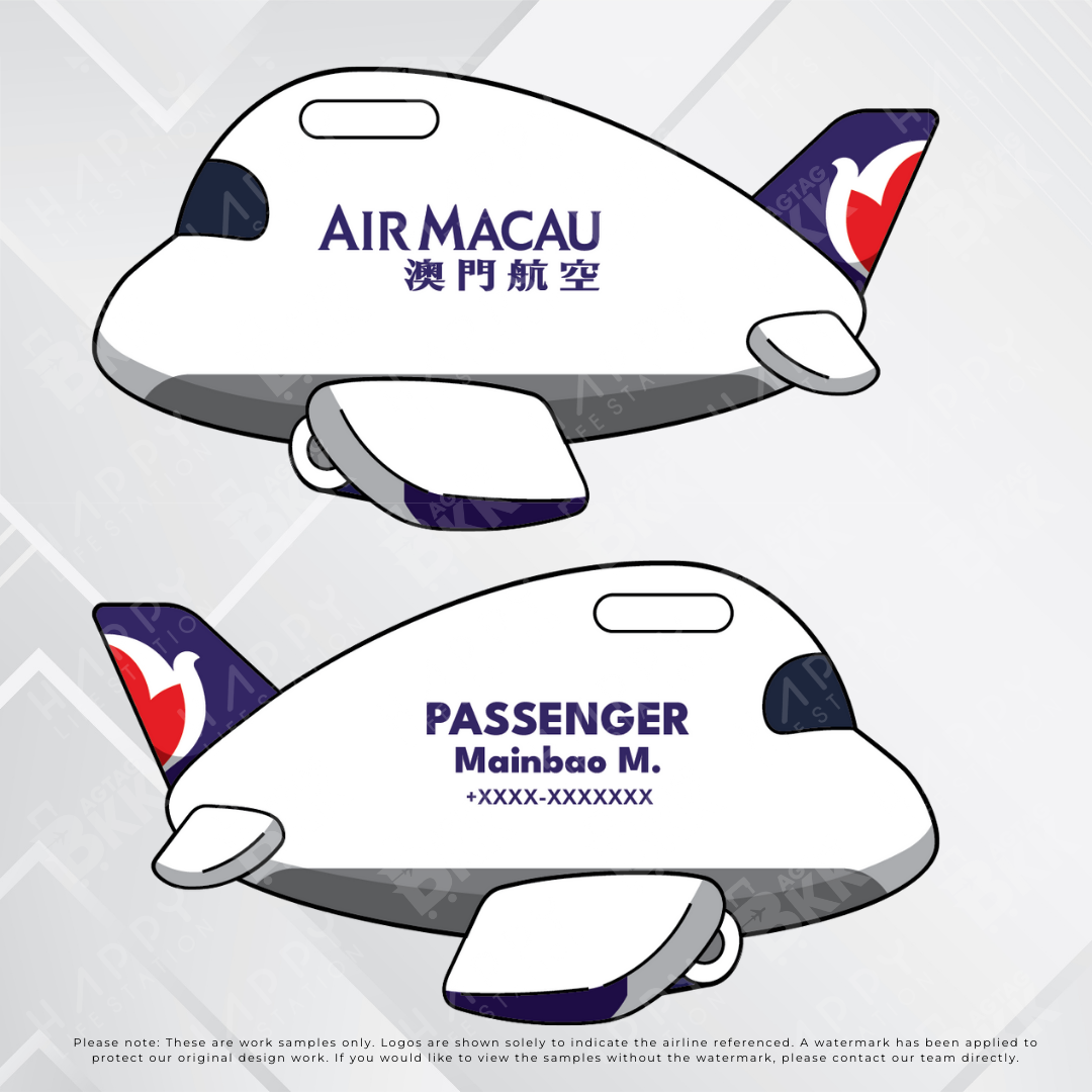 Airplane tag - Hong kong and Mainland China Airliners