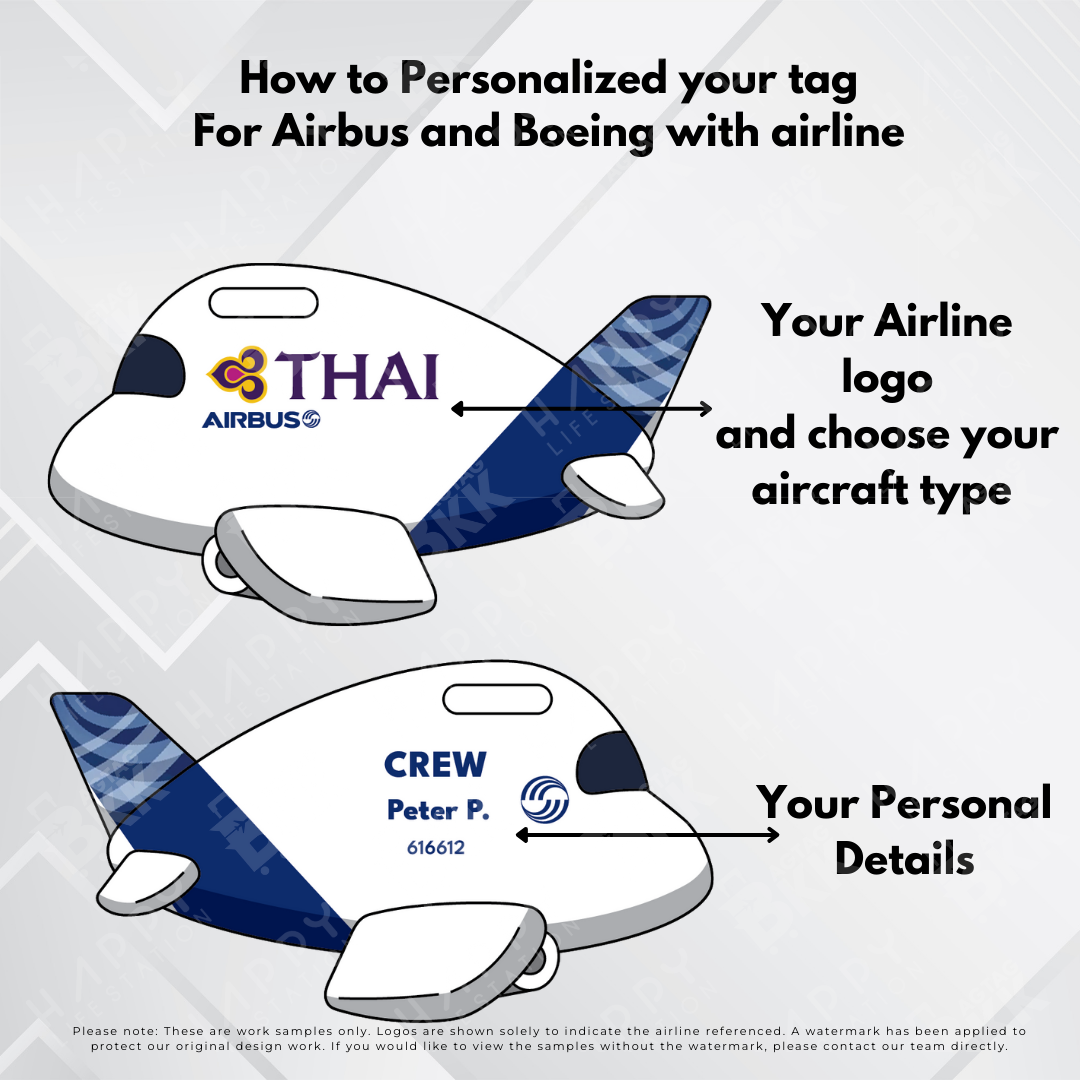 Airplane tag - Russia