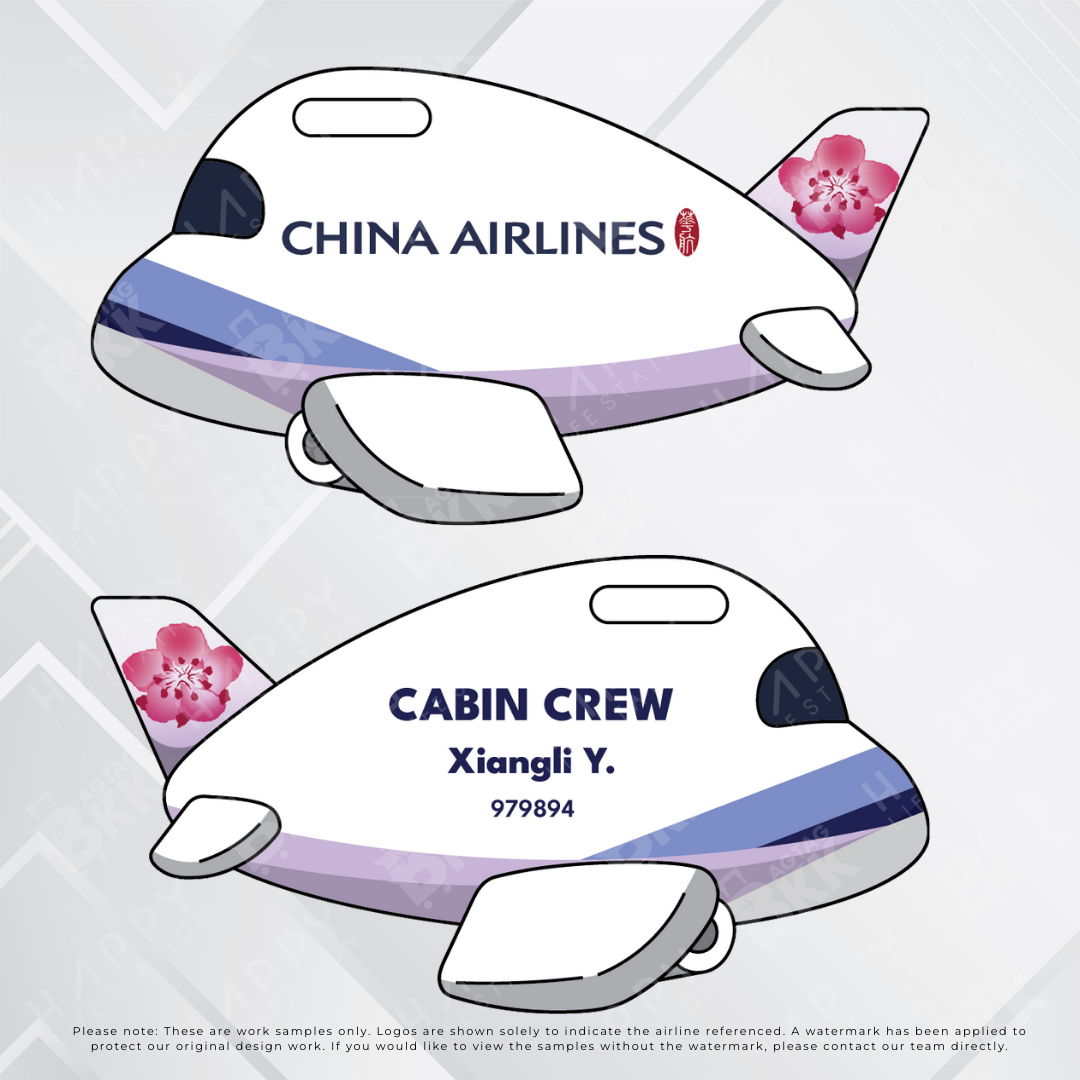 Airplane Tag - Taiwan Airliners