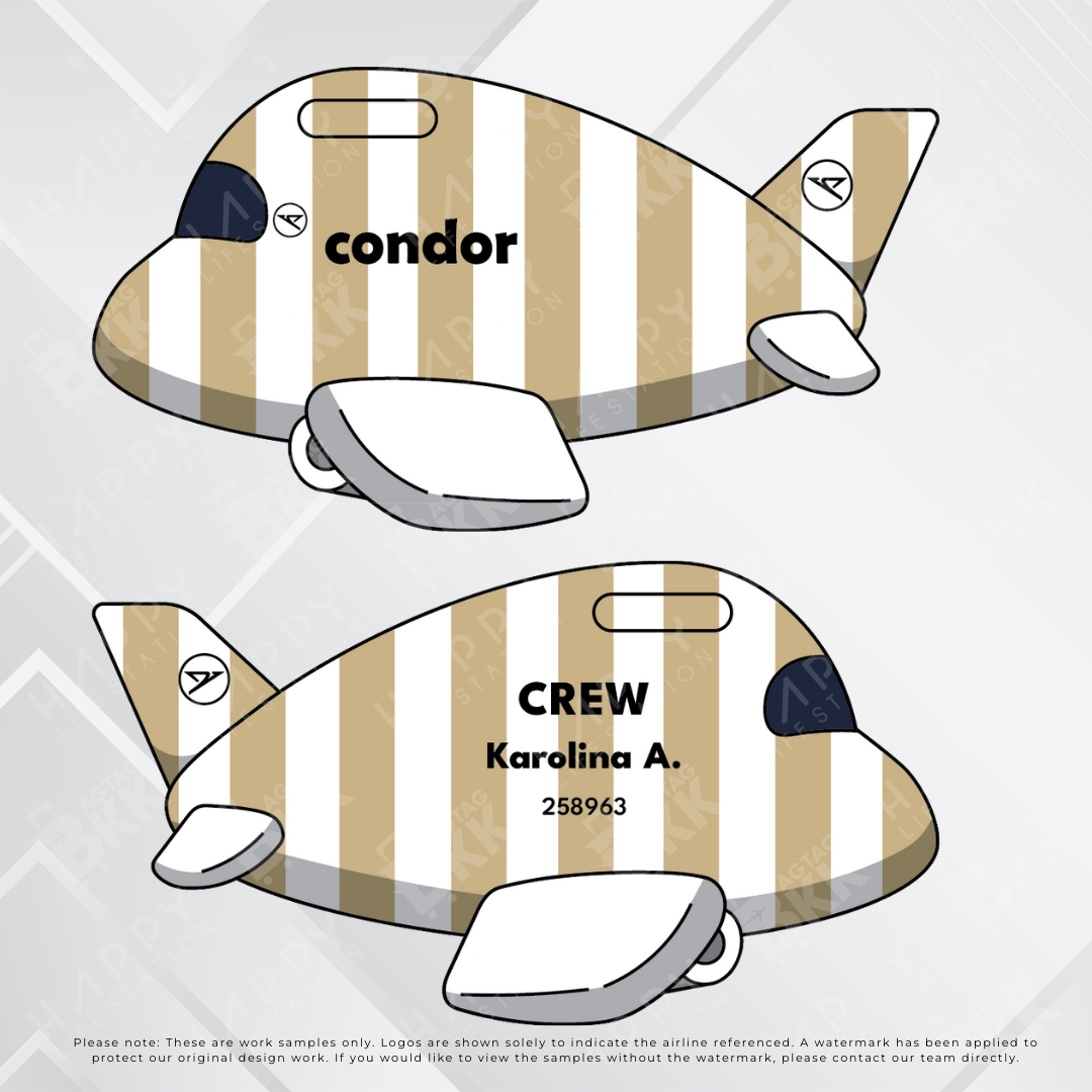Airplane Tag - Europe Airliners