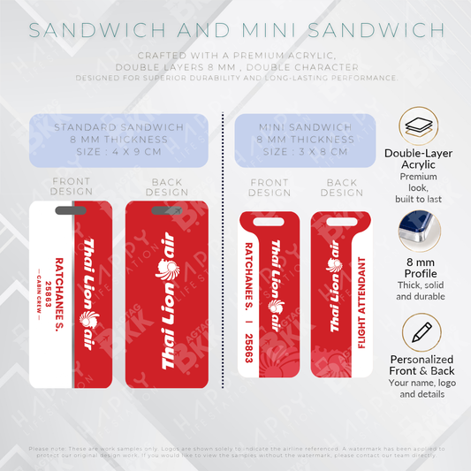 Lion Air - Sandwich Tag